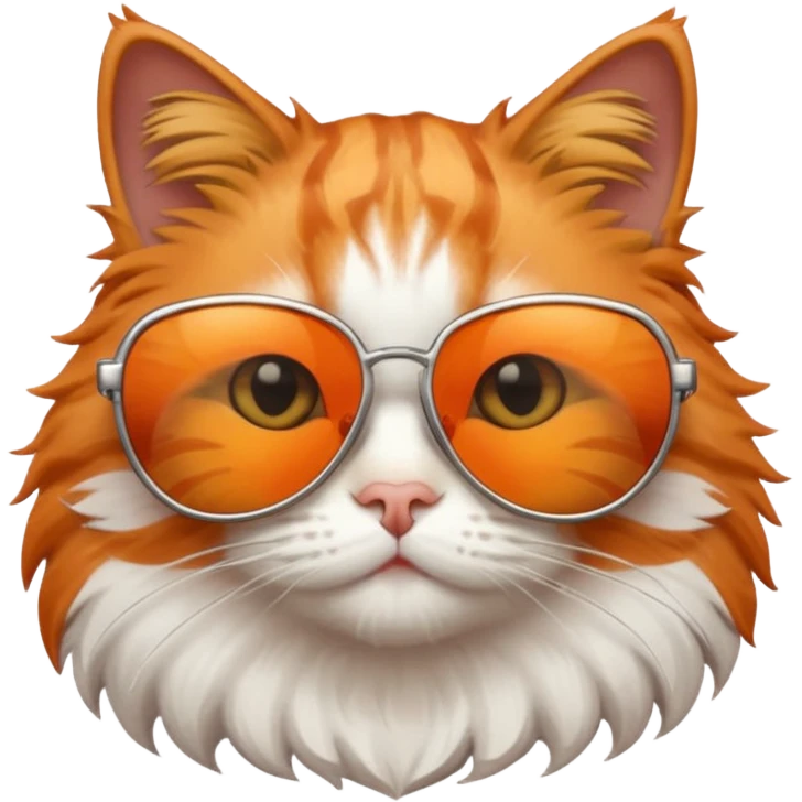 Cat wearing sunglasses emoji