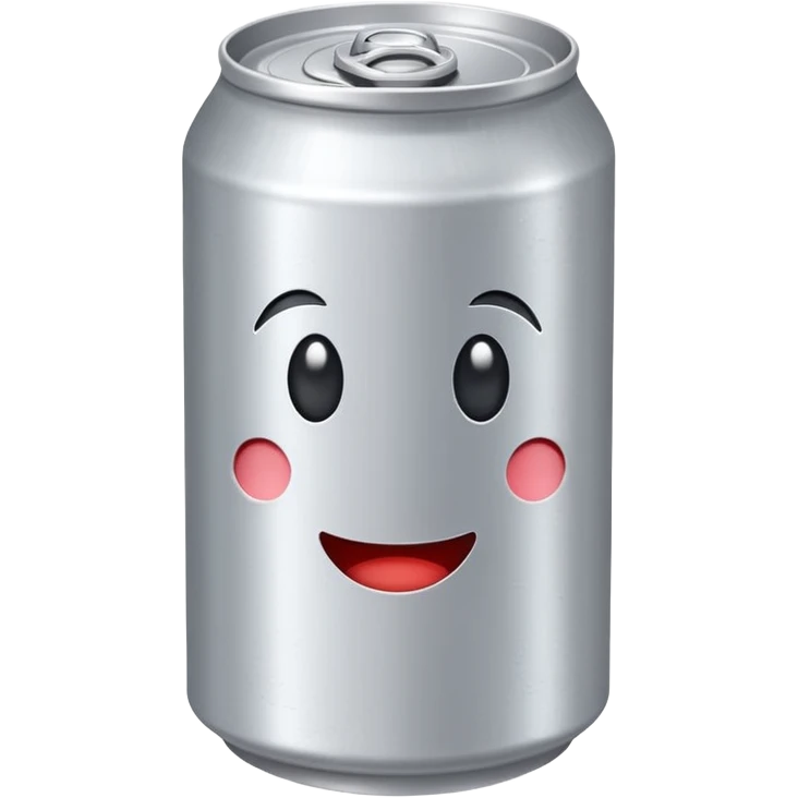 soda can without any face or branding emoji