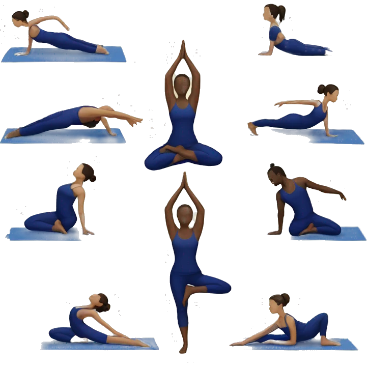 yoga men and woman emoji