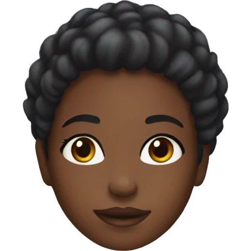 Black girl do skincare  emoji