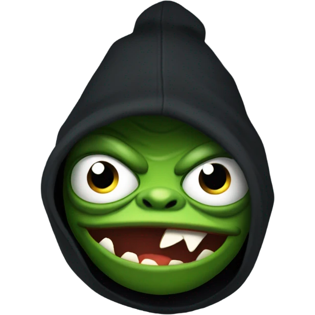 evil pepe in hoodie emoji