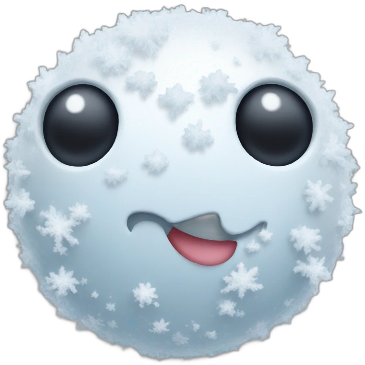 Snowball emoji