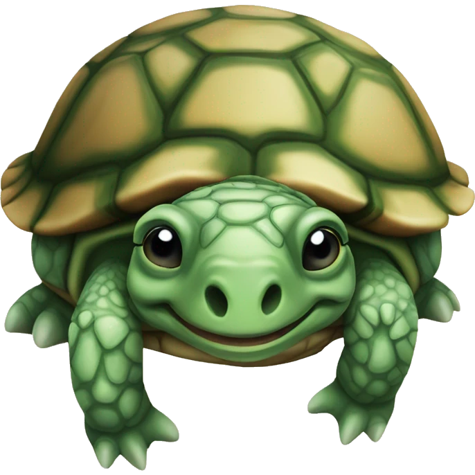 drooling turtle emoji