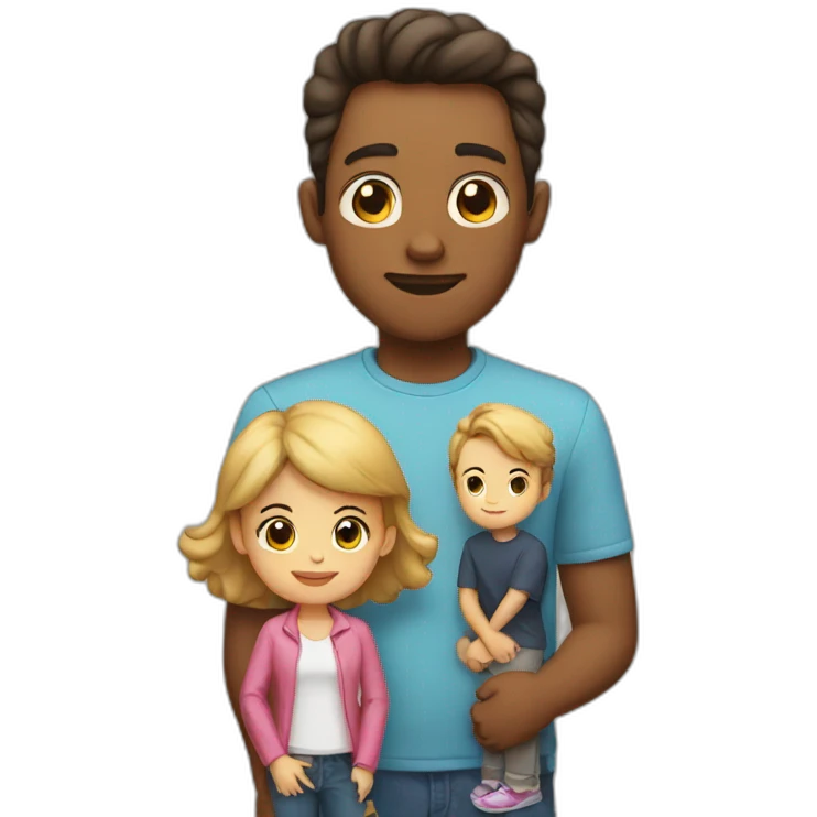 father, mother, Big boy, girl emoji