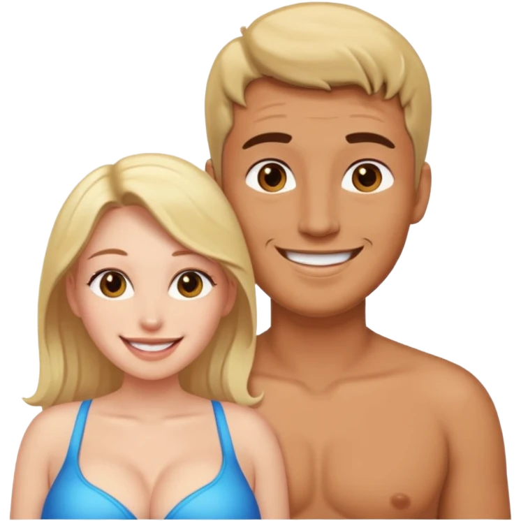 Man sex naked busty female breasts jissing emoji