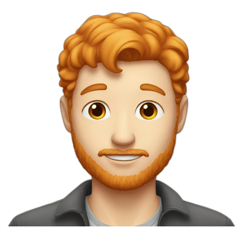 redhead kissing blond man emoji