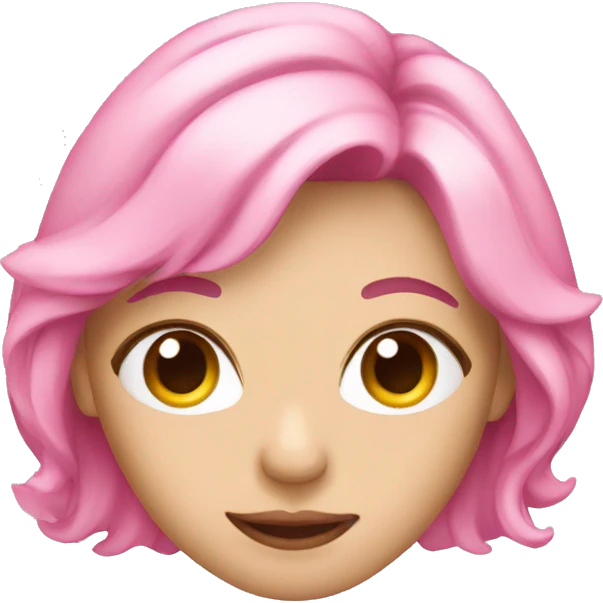 pretty pink emoji