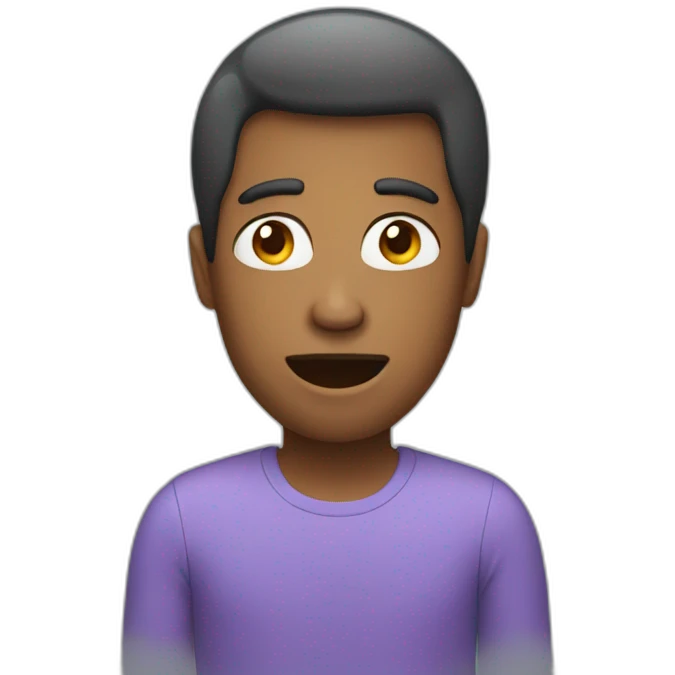 a person talking on an iphone emoji