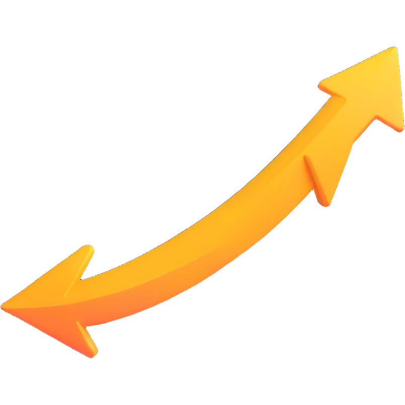 arrow pointing up with upgrade icon emoji