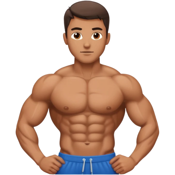 guy workout abs emoji