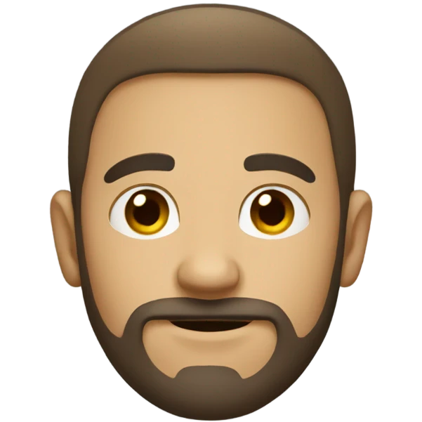 Guy with a goatee emoji