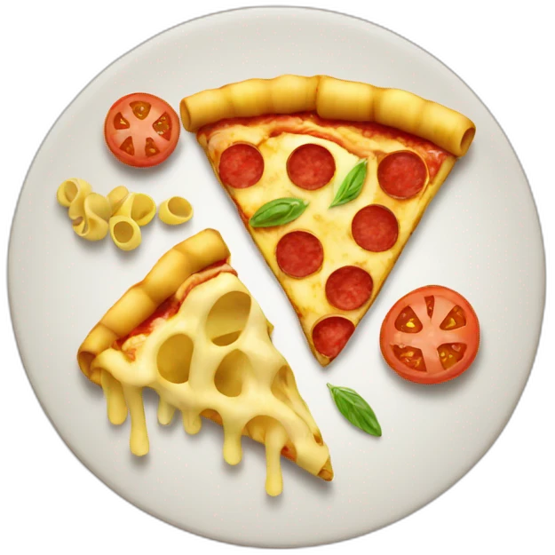 pasta and pizza emoji