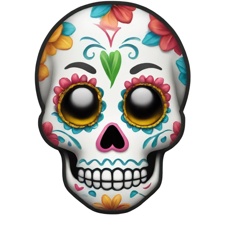 Sugar skull emoji