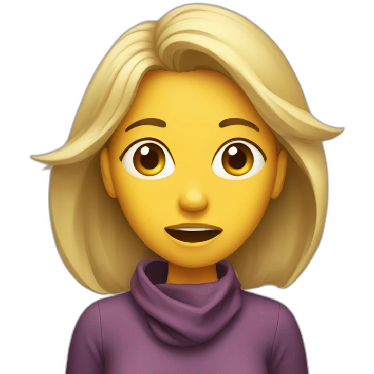 surprised woman emoji