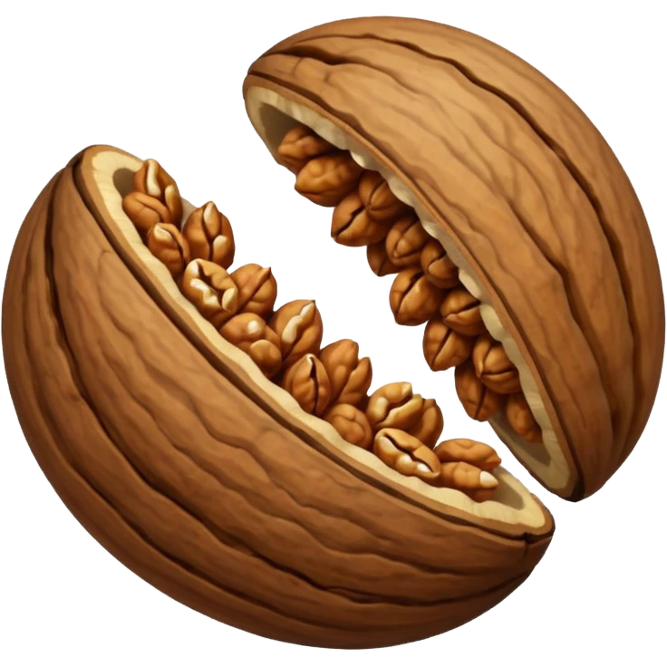 Walnut nuts without shell emoji