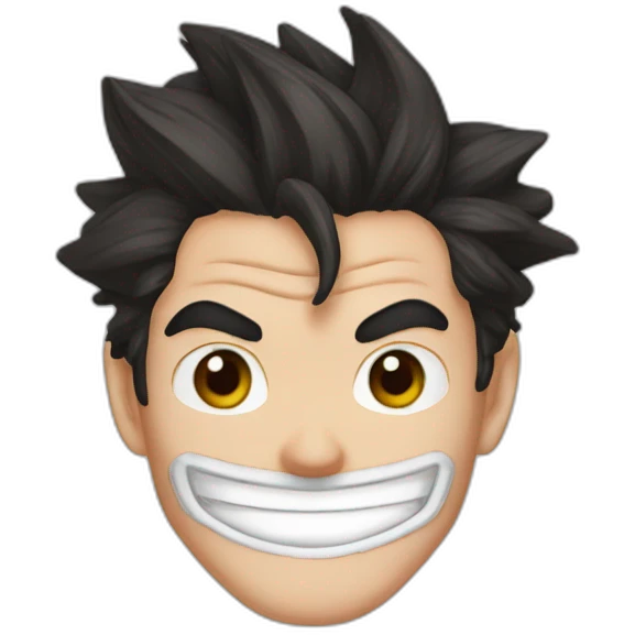 luffy mashup tanjiro emoji