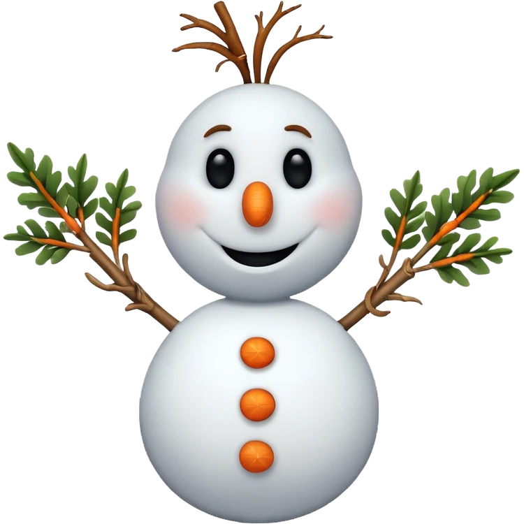 Olaf from the Frozen movie emoji