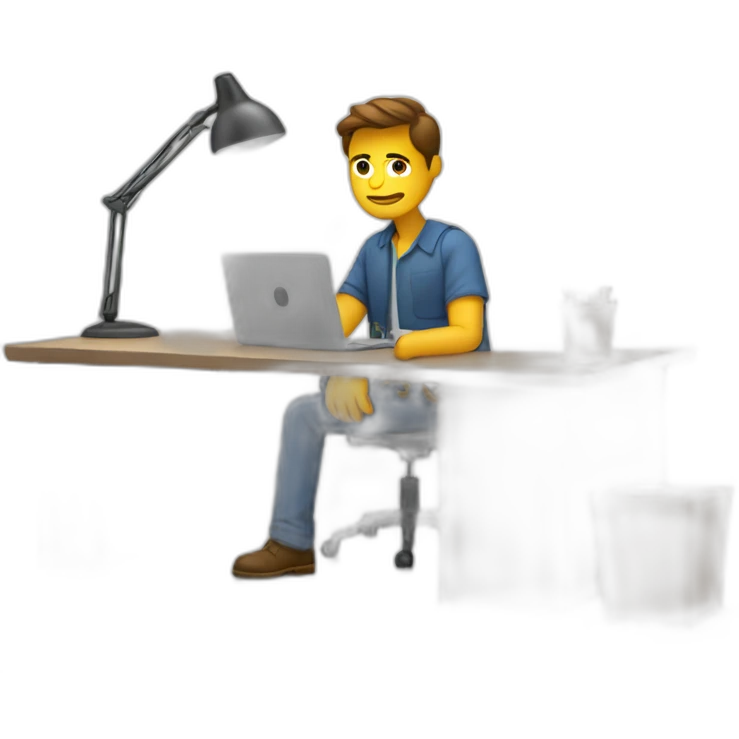 hombre trabajando emoji