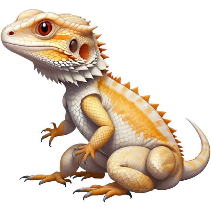 white bearded dragon emoji