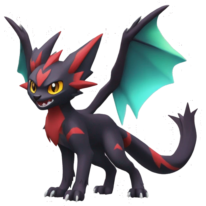 Noivern-Litten-Zoroark full body emoji