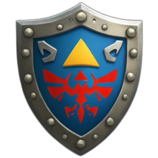 Hylian shield emoji