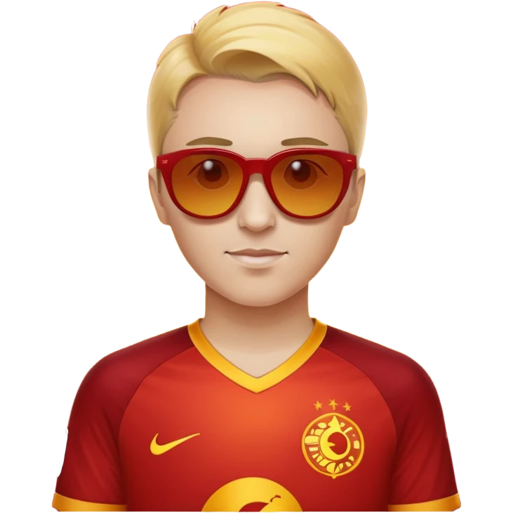 Galatasaray formalı günes gözlüklü futbol sever sigma emoji