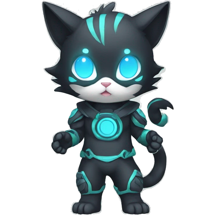 Catboy-Chibi-Sona-Shiny-Fakémon with a mask full body emoji