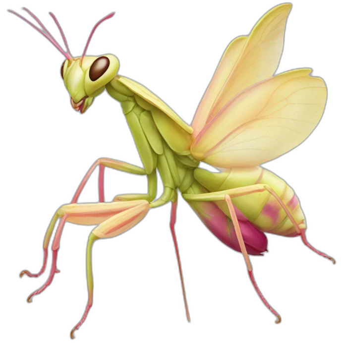 Orchid Mantis emoji