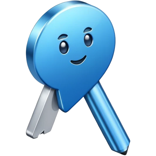 blue 📌 emoji