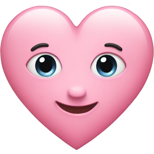 pink pastel heart emoji