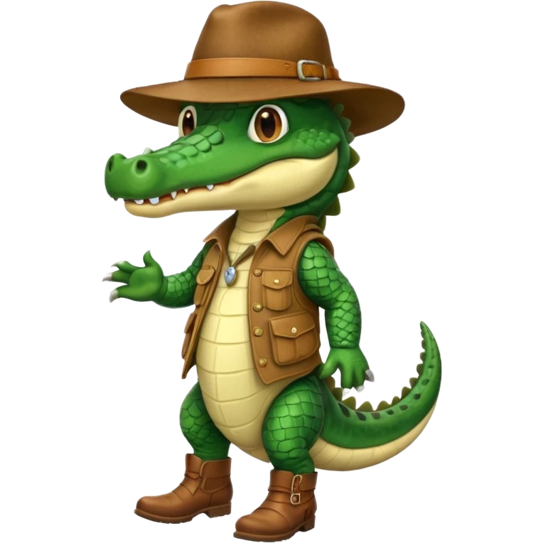 explorer crocodile emoji