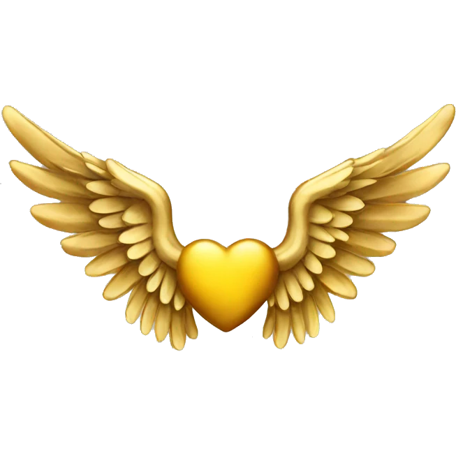 gold wings emoji