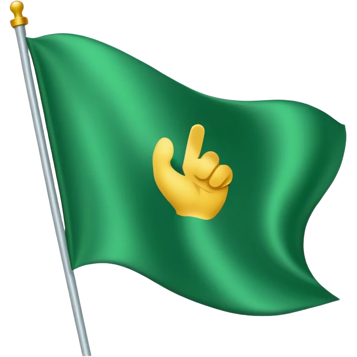 Green flag  emoji