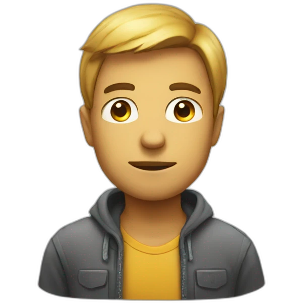 looking at the time emoji