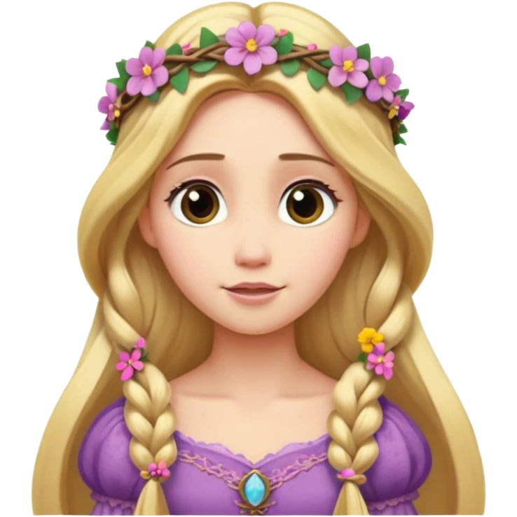 Tangled rapunzel emoji