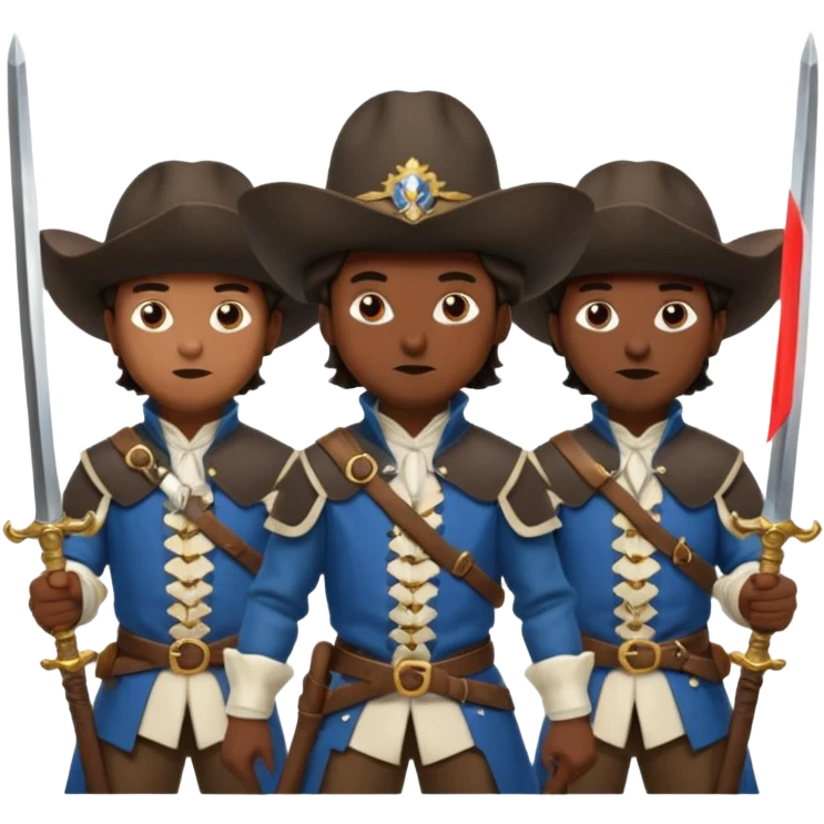 3 musketeers emoji