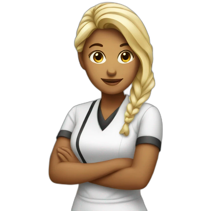 Female barista emoji