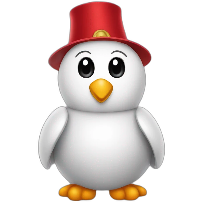 pengo with fez emoji