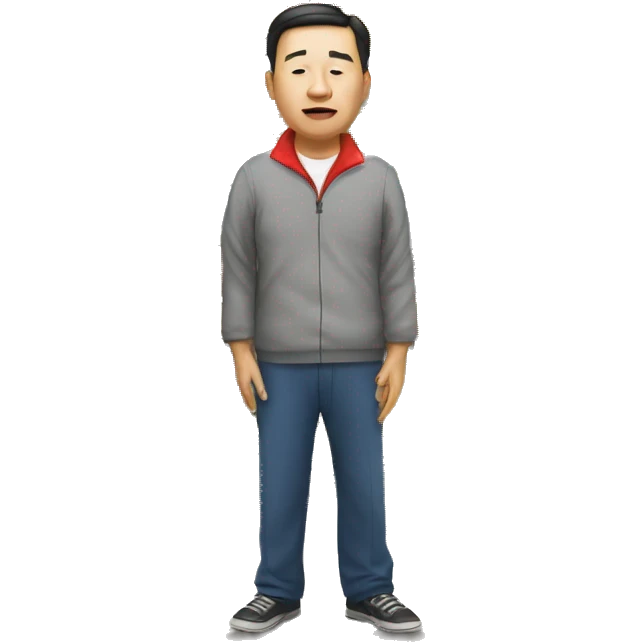 china del supermercado que dice "no hay por que" hecha caricatura emoji