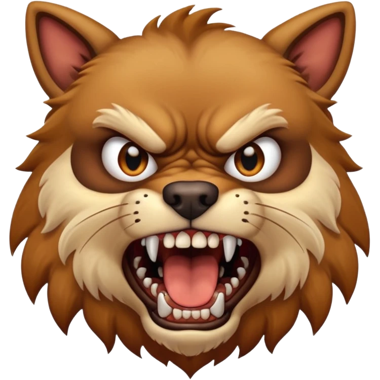 angry dogs emoji