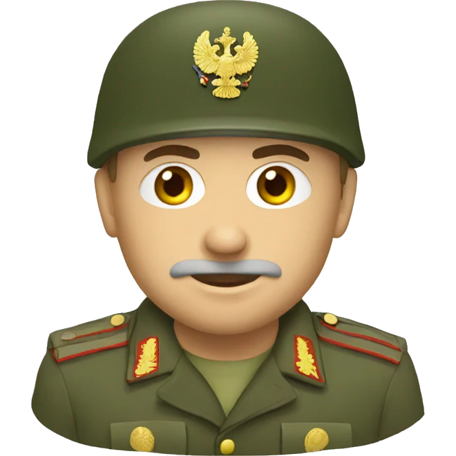Russian army man emoji