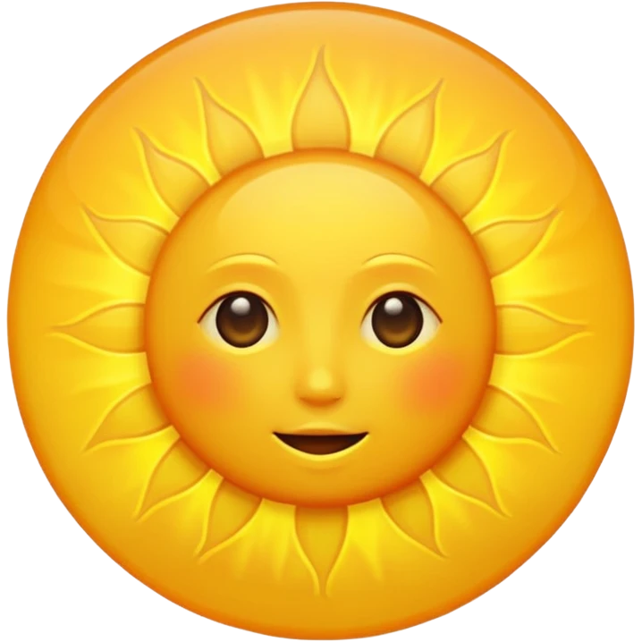 Sun emoji