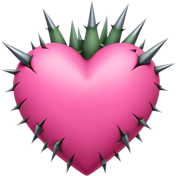 pink heart with thorns emoji