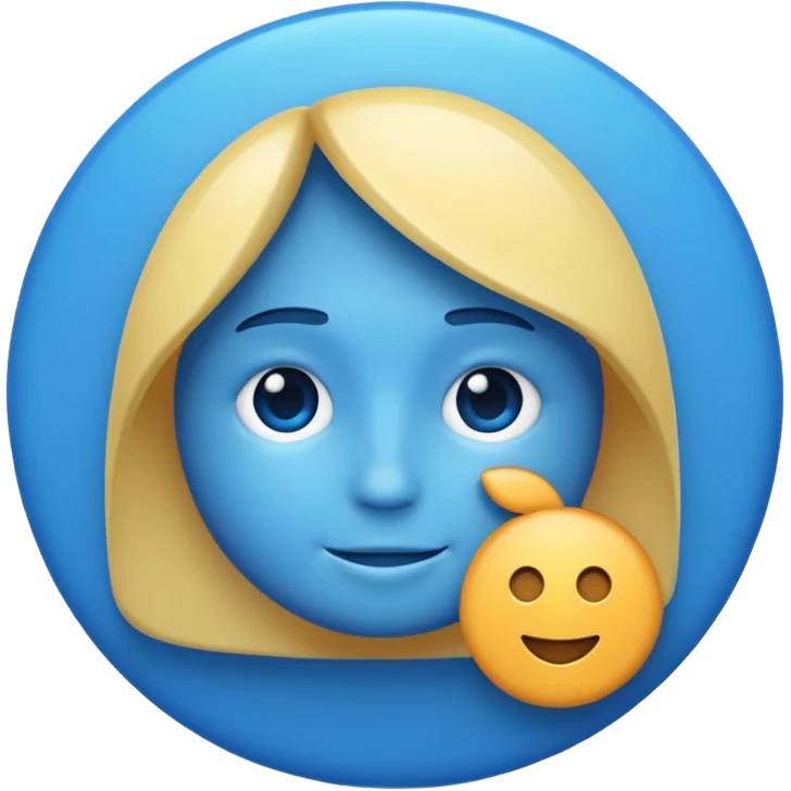 Add a social media "add story" symbol. A profile photo with a plus next to it emoji