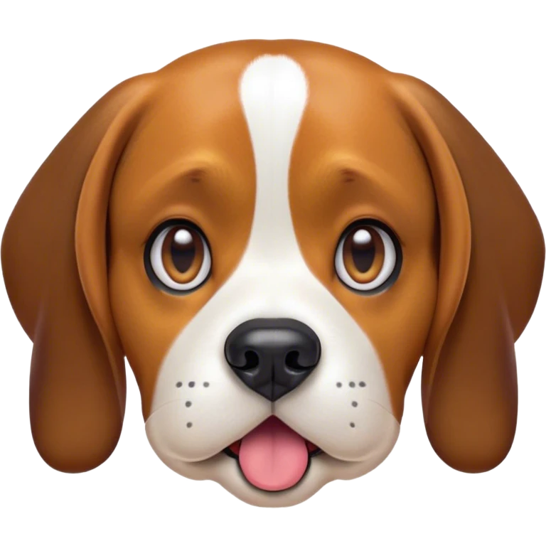 Cinematic Comical Tri-Color Beagle Portrait Emoji, Head tilted dramatically with an exaggeratedly shocked or offended expression, featuring a short tri-color coat of white, brown, and black, wide, expressive hazel eyes filled with exaggerated disbelief, Simplified yet hilariously expressive features, highly detailed, glowing with a slightly sassy glow, high shine, dramatic yet playful, stylized with an air of attitude, bright and endearing, soft glowing outline, capturing the essence of a sassy and over-the-top pup, so meme-worthy it feels like it could side-eye its way into internet fame instantly! emoji