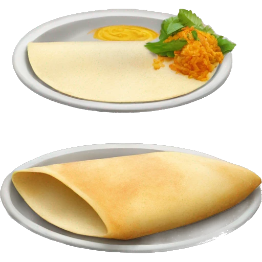 dosa south indian dish emoji
