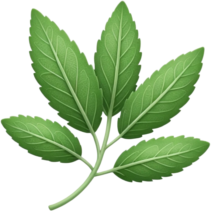 One sage leaf emoji