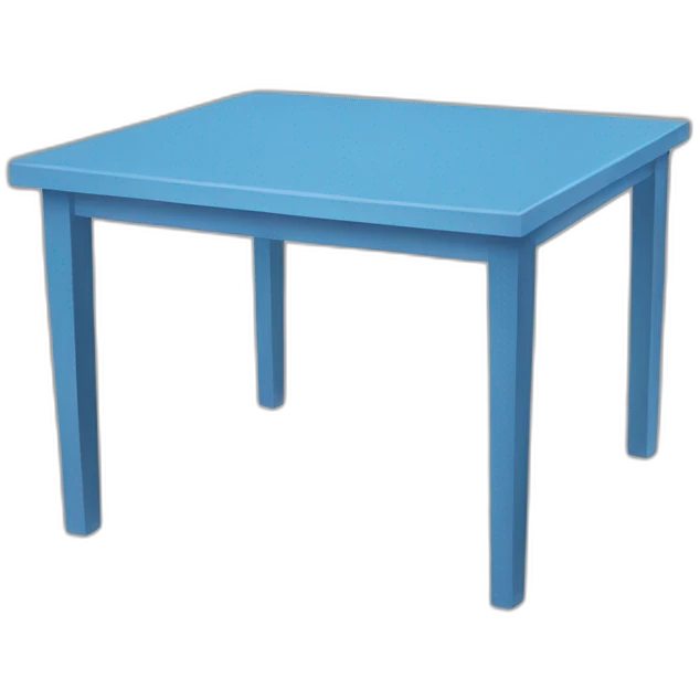 Table blue emoji