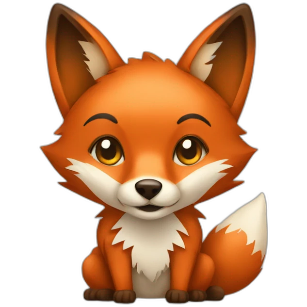 a crafty fox emoji