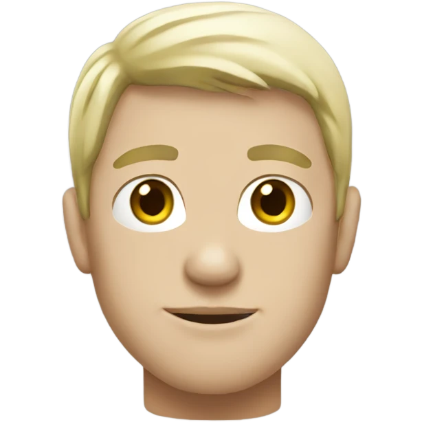 white guy wearing white hoodie emoji